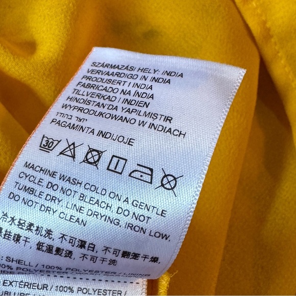 Superdry Yellow Tiered Maxi Skirt Resort Wear - Picture 11 of 11